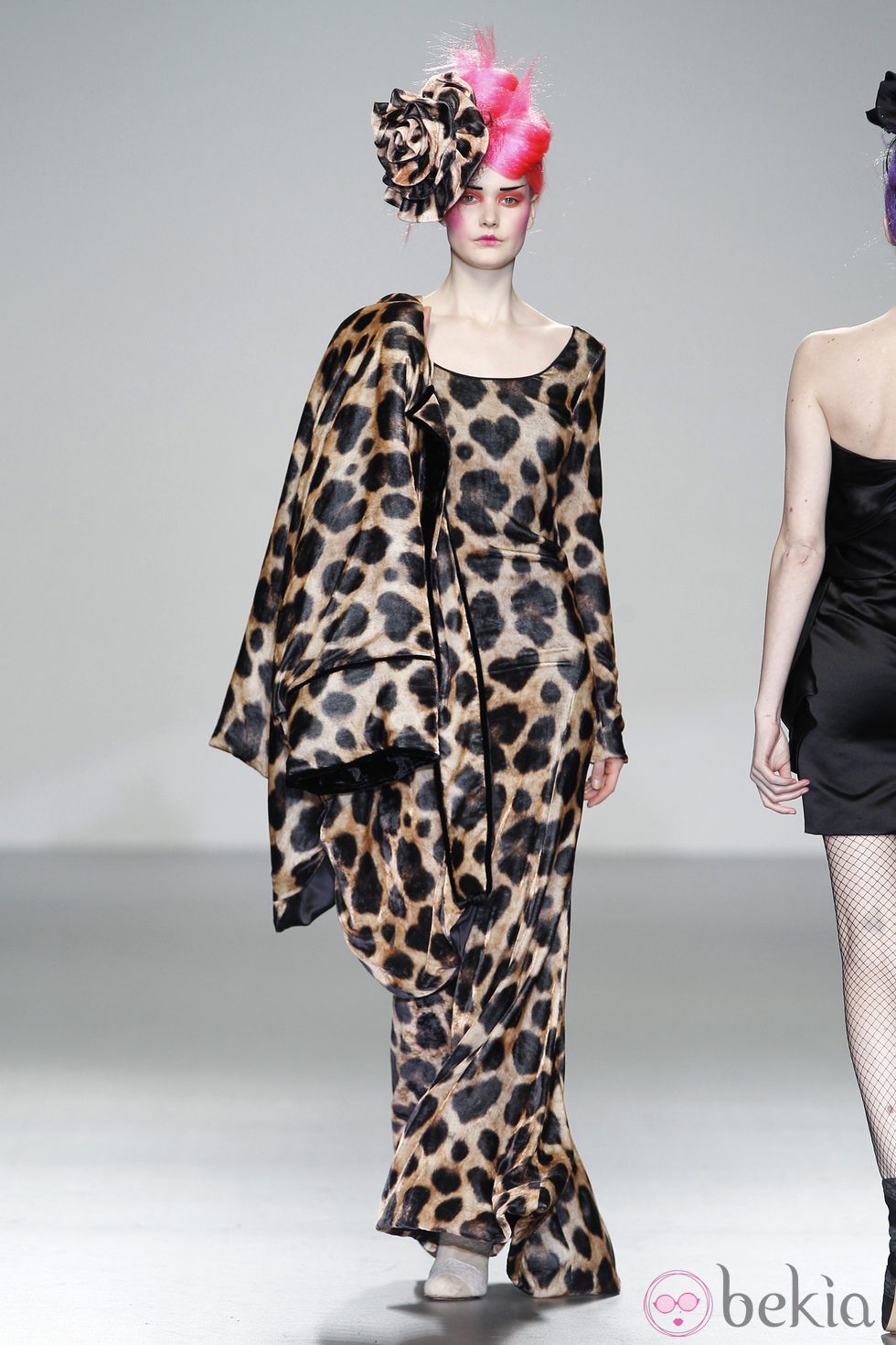 Vestido con animal print de Elisa Palomino en la Madrid Fashion Week