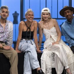 Tan France, Isabel Marant, Gigi Hadid y Jason Bolden en 'Next in fashion'