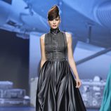 Vestido en color negro de Ion Fiz en Fashion Week Madrid