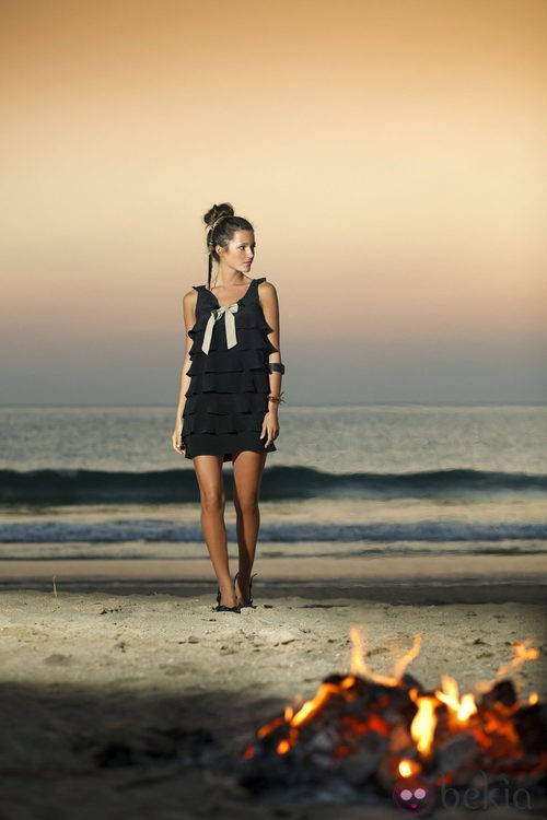 Vestido negro de la nueva colección de primavera/verano 2012 de Indiwoman