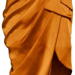 Vestido naranja palabra de honor H&M Conscious