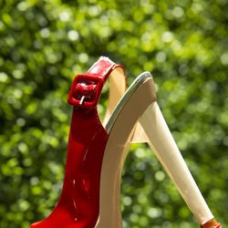 Zapatos rojos de la exposición de Christian Louboutin celebrada en Londres