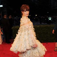 Florence Welch con un voluminoso vestido en la gala del MET 2012
