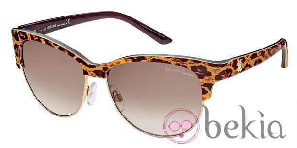 Gafas de sol de la nueva colección de Roberto Cavalli primavera/verano 2012 con estampado animal