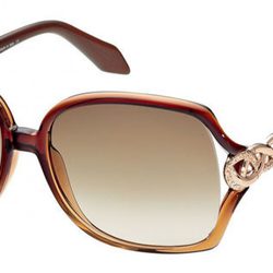 Gafas de sol de la nueva colección de Roberto Cavalli primavera/verano 2012 en marrón