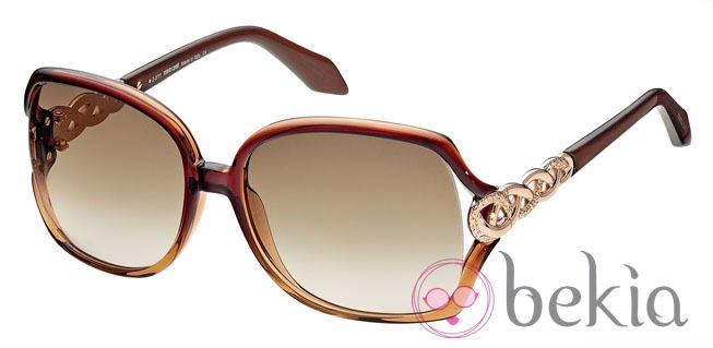Gafas de sol de la nueva colección de Roberto Cavalli primavera/verano 2012 en marrón