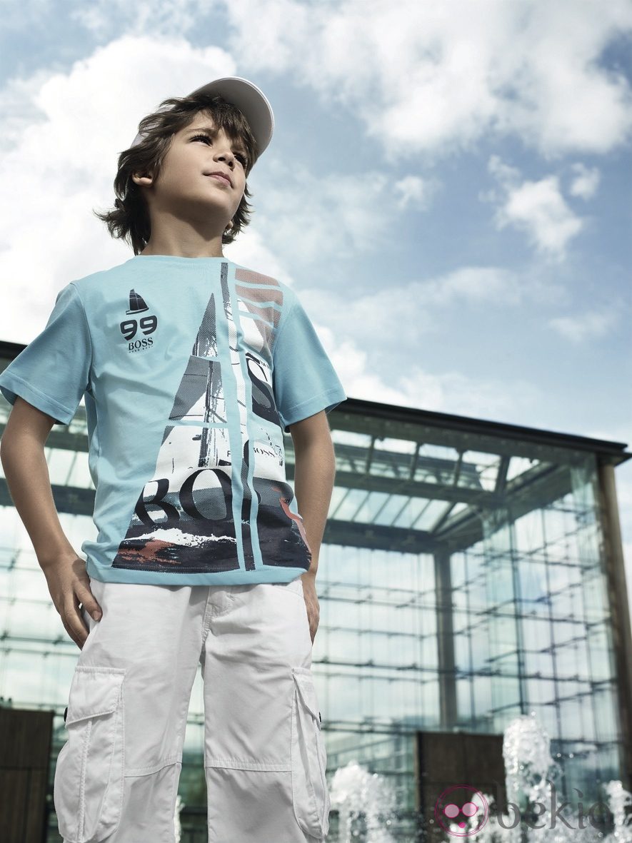 Camiseta con motivos marineros de la nueva colección Boss Niños primavera/verano 2012