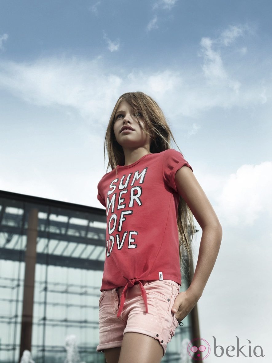 Camiseta y shorts de la nueva colección Boss Niños primavera/verano 2012