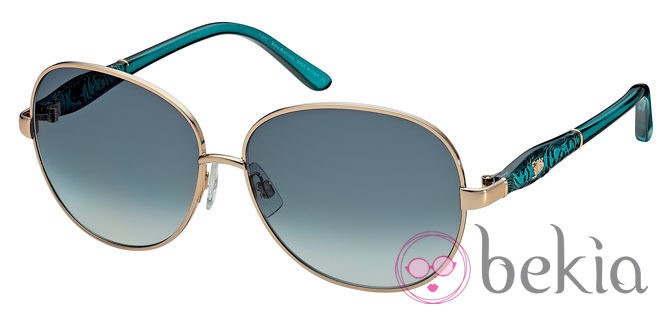 Gafas de sol con lentes azules de la nueva colección primavera/verano 2012 de John Galliano