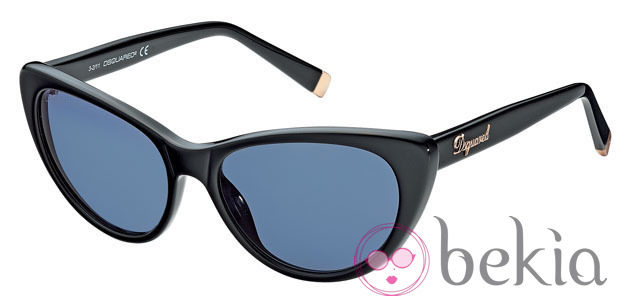 Gafas de sol de pasta negra de la nueva colección de Dsquared2 Primavera/Verano 2012