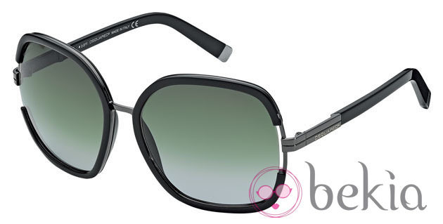 Gafas de sol negras con lentes verdes de la nueva colección de Dsquared2 Primavera/Verano 2012