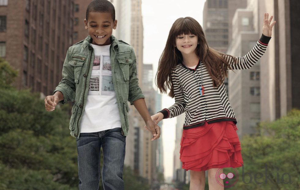 Conjuntos niño y niña de la colección infantil de DKNY primavera/verano 2012
