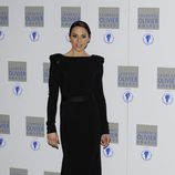 Melanie C muy elegante con un vestido negro de Victoria Beckham