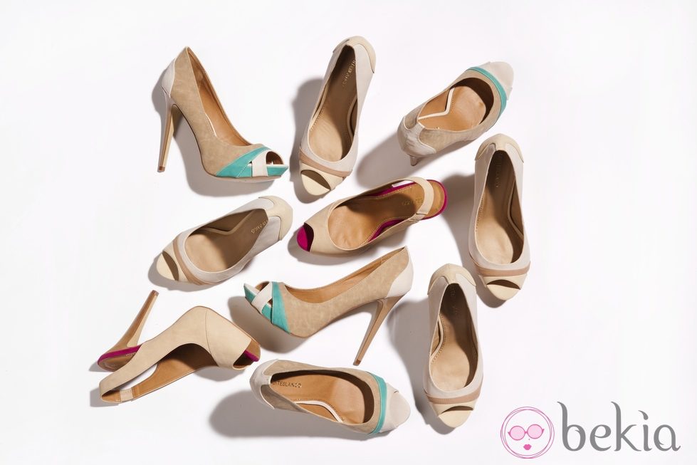 Zapatos en tonos neutros de la nueva colección de Suite Blanco primavera/verano 2012