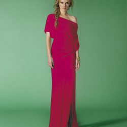 Vestido largo rojo de la nueva colección de Etxar&Panno primavera/verano 2012