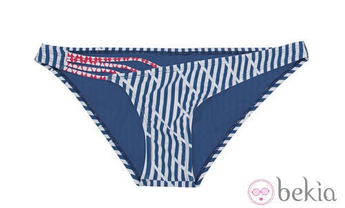 Braguita de rayas de la nueva colección de ropa de baño verano 2012 de Volcom