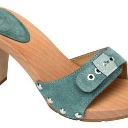 Sandalia gris de madera de la nueva colección de Scholl para este verano 2012