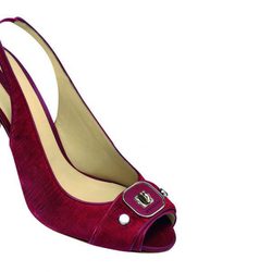 Sandalias de tacón tipo peeptoes de la nueva colección de Longchamp para este verano 2012
