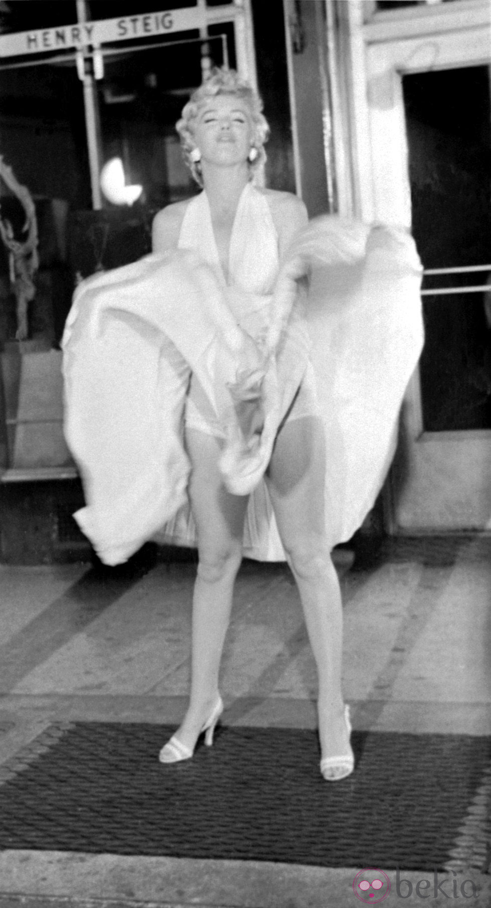 Marilyn en una conocida escena de la película 'La tentación vive arriba'