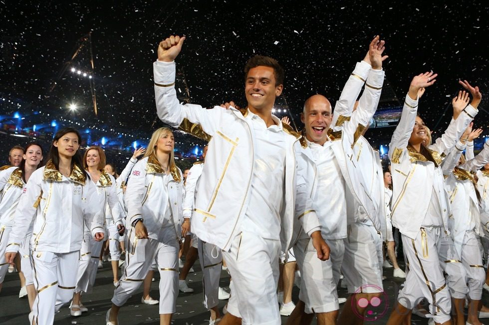 Traje del equipo británico en la inauguración de los Juegos Olímpicos de Londres 2012 diseñado por Next