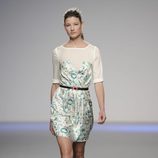 Vestido corto estampado de la colección primavera-verano 2013 de Kina Fernández