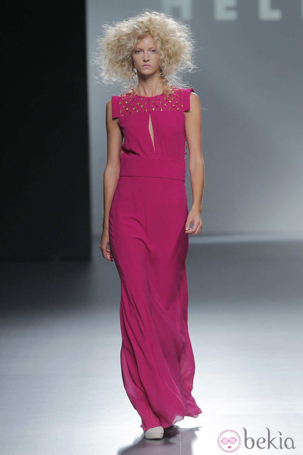 Vestido rosa de Teresa Helbig, colección primavera/verano 2013