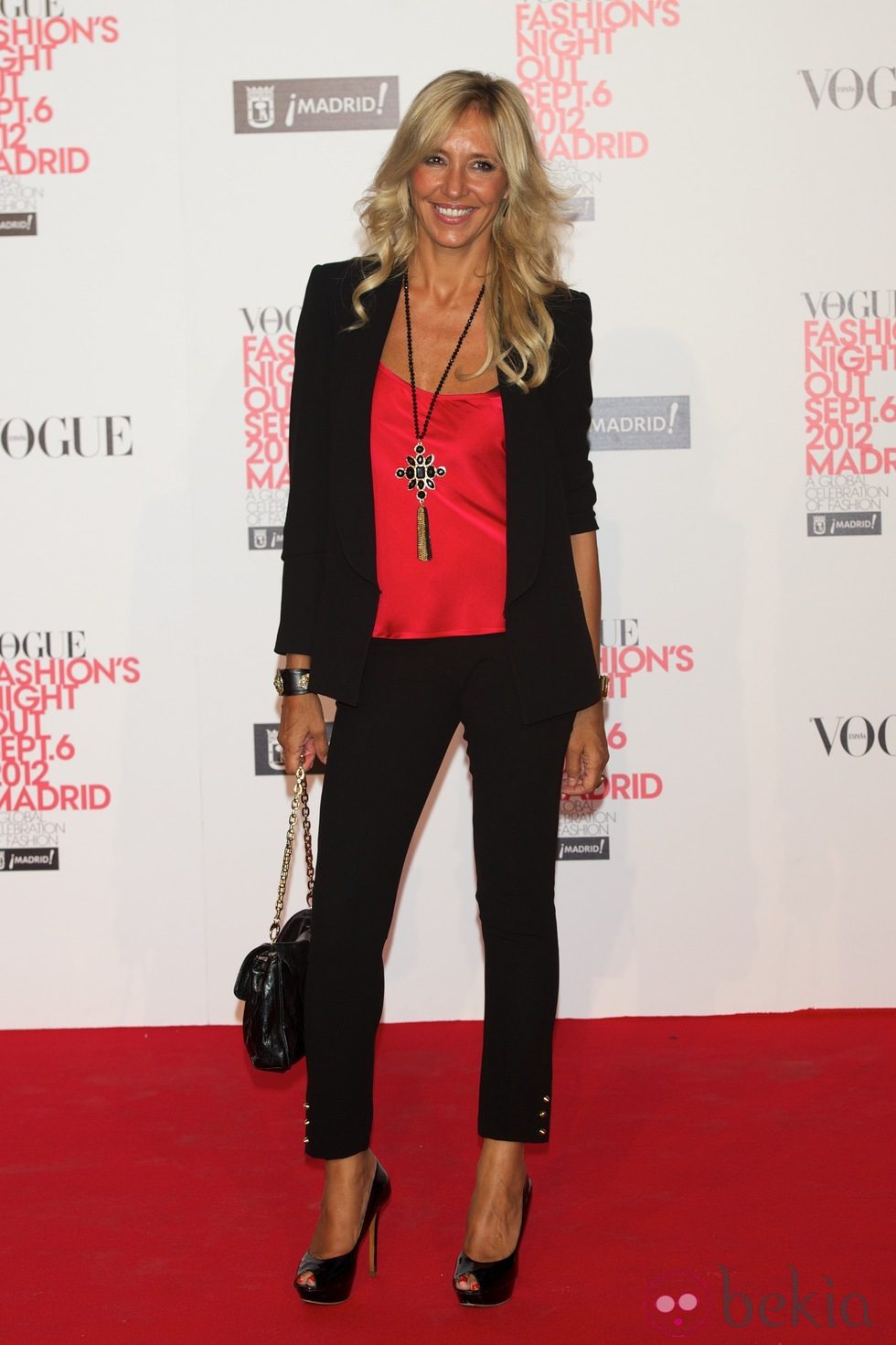 Marta Robles en la Vogue Fashion's Night Out 2012 en Madrid