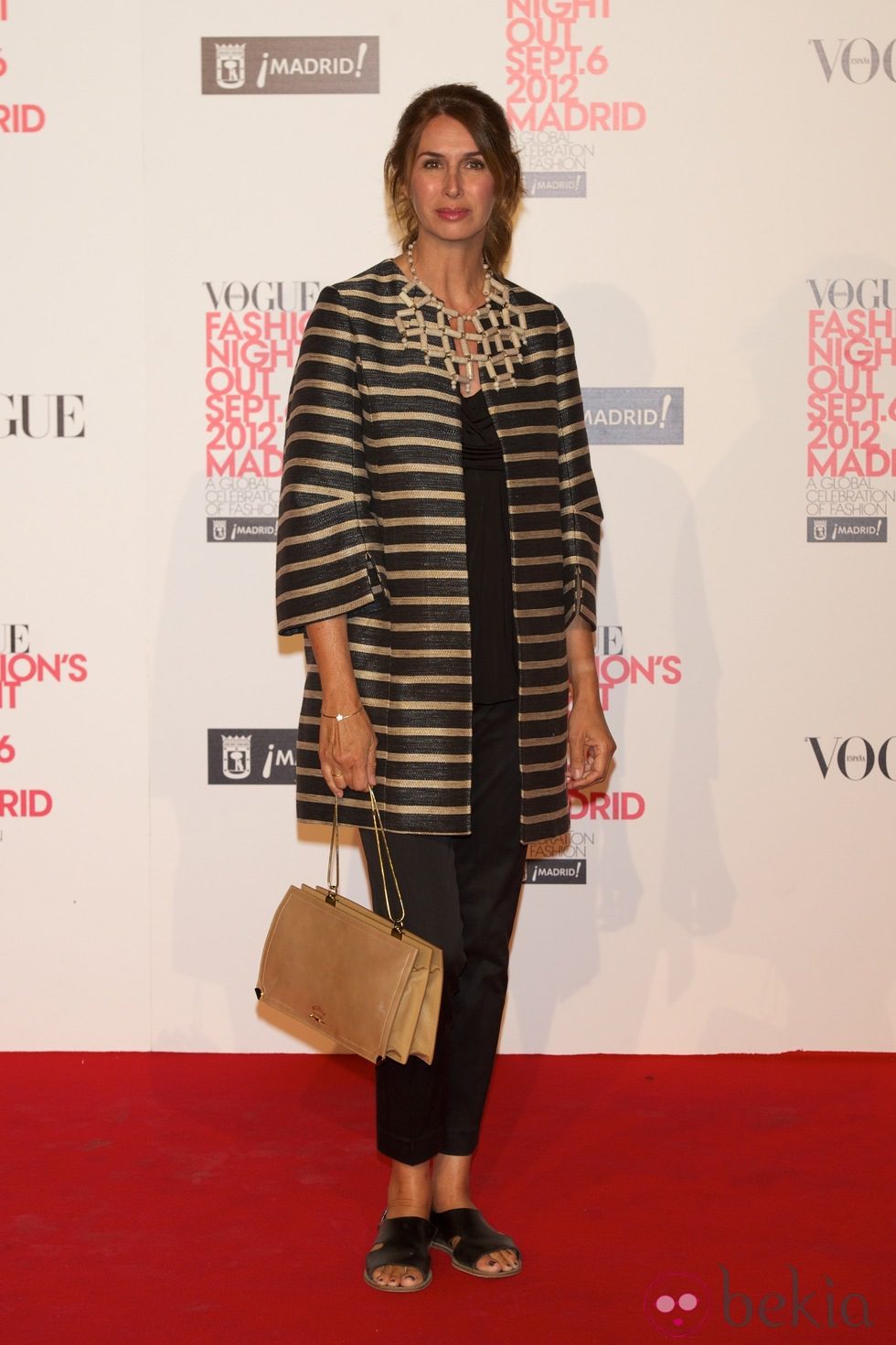 Ana García Siñeriz en la Vogue Fashion's Night Out 2012 en Madrid