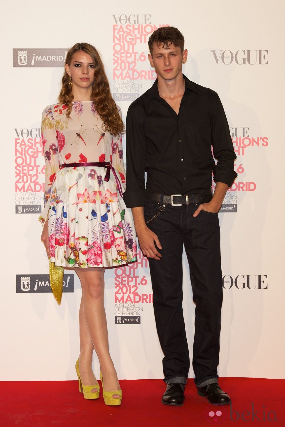 Cristina Duato y Nicolás Coronado en la Vogue Fashion's Night Out 2012 en Madrid