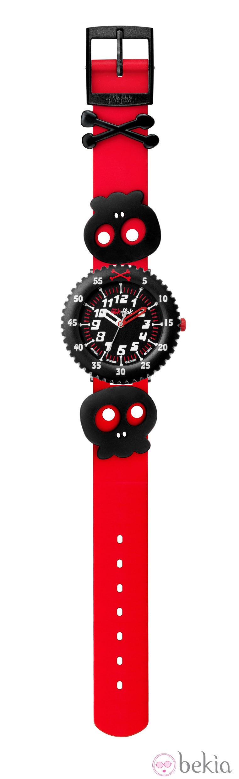 Reloj rojo de Flik Flak colección Halloween 2012