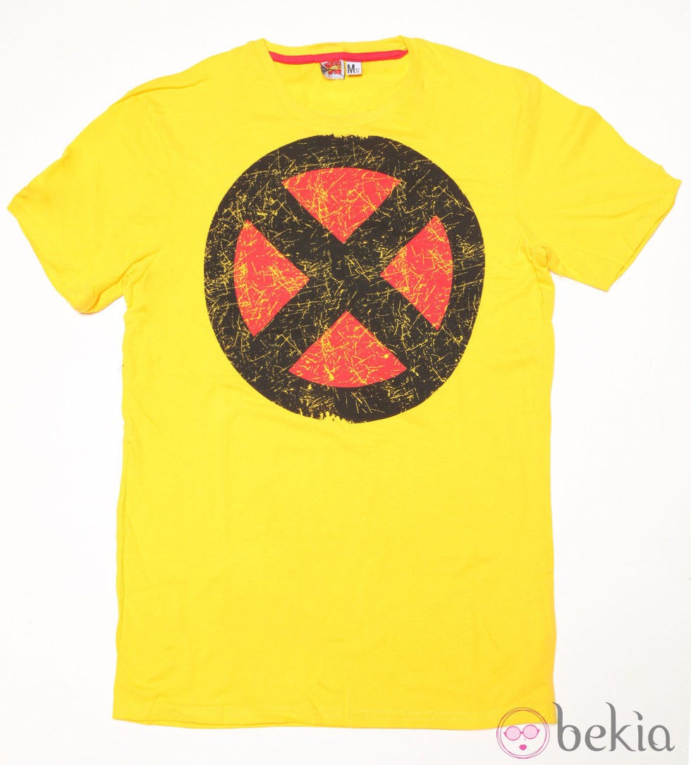 Camiseta con logo de X-Men de Bershka