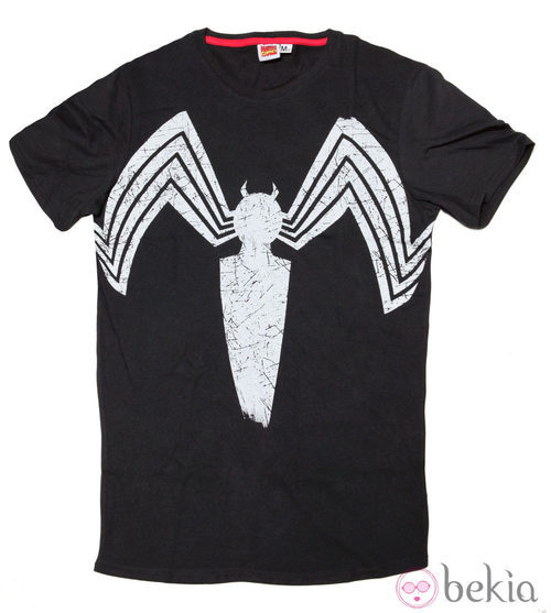 Camiseta con logo de Venom de Bershka