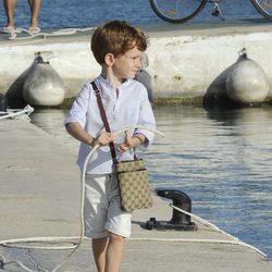 Sacha Thyssen con bolso de Gucci