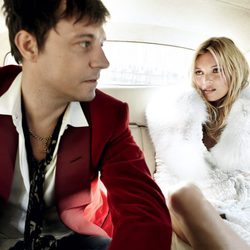 Kate Moss y su marido Jamie Hince en Vogue USA