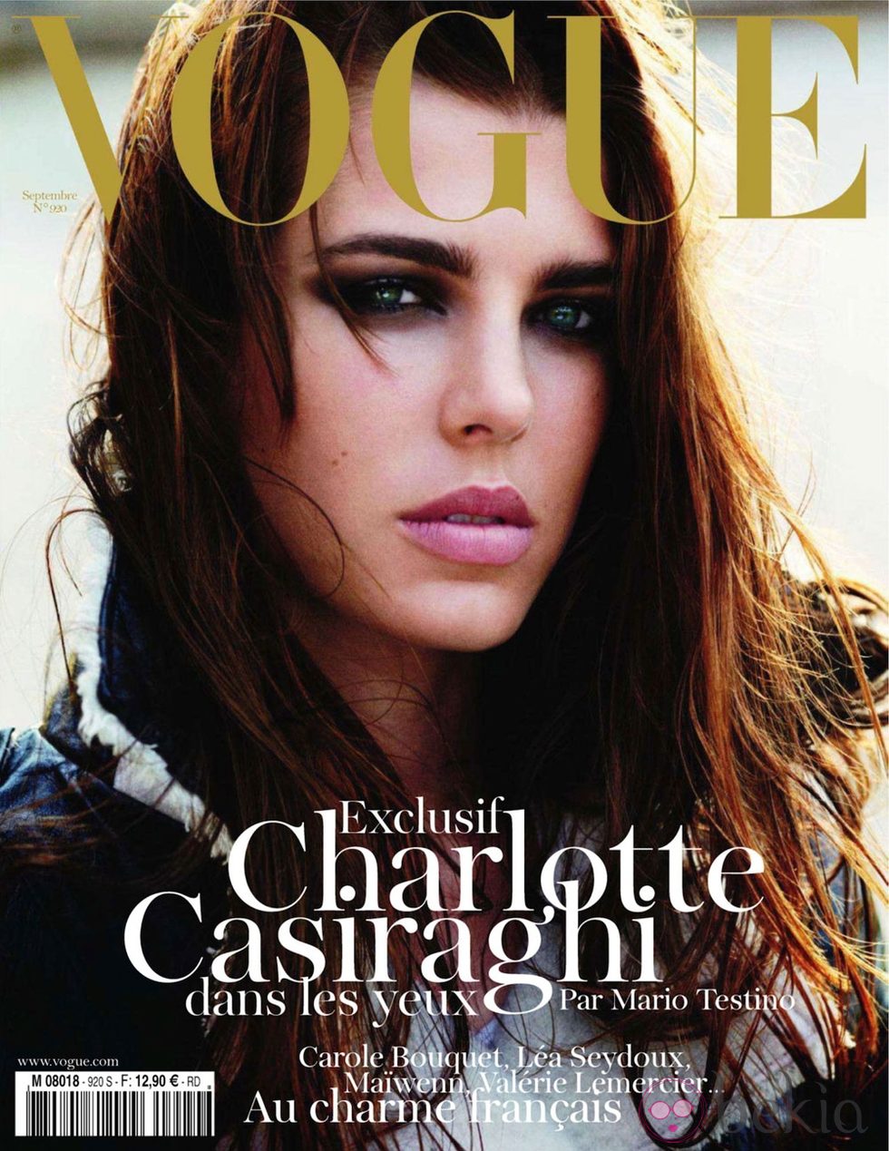 Carlota Casiraghi, portada de Vogue Francia en septiembre de 2011
