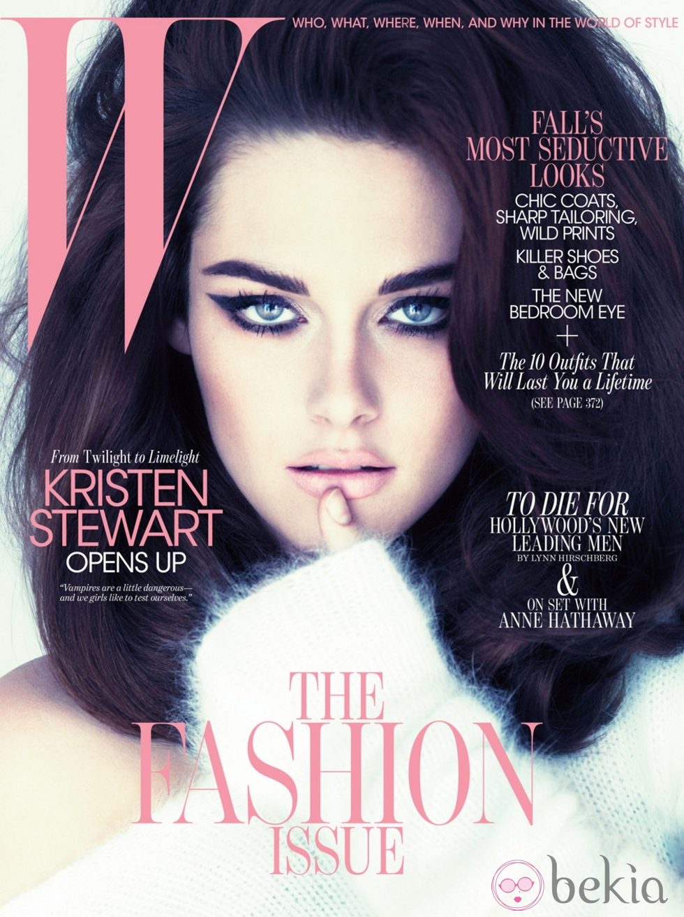 Kristen Stewart, portada de W en septiembre de 2011