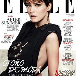 Carmen Kass, portada de Elle España en septiembre de 2011
