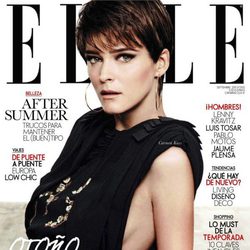 Carmen Kass, portada de Elle España en septiembre de 2011