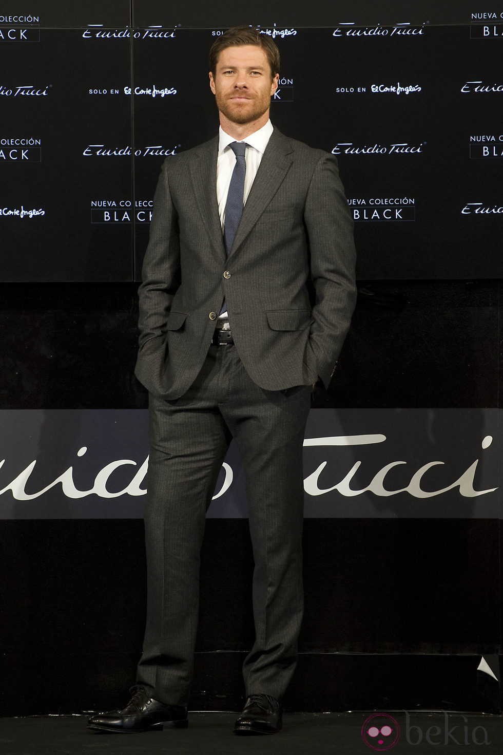 Xabi Alonso, imagen de la colección 'Black' de Emidio Tucci