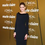 Olivia Palermo sencilla de negro en los Premios Prix de la Moda de Marie Claire 2012