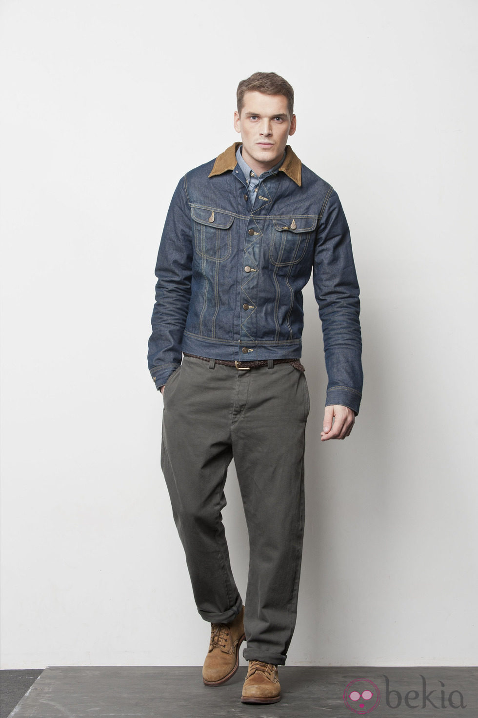 Pantalón gris plomo de la colección otoño/invierno 2012/2013 de Lee para hombre