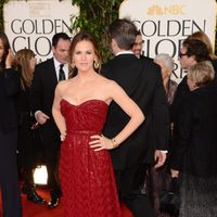 Jennifer Garner con un vestido de Vivienne Westwood en los Globos de Oro 2013