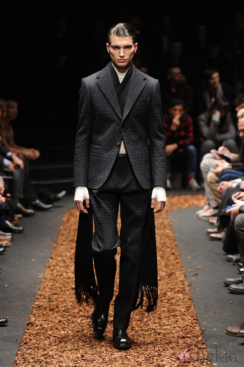 Traje de la colección otoño/invierno 2013/2014 de Z Zegna en la Semana de la Moda Masculina de Milán