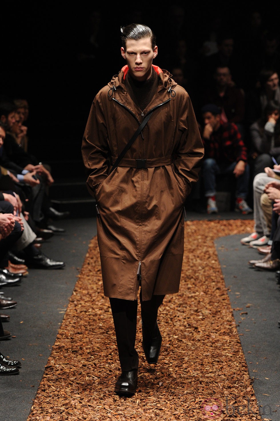Impermeable de la colección otoño/invierno 2013/2014 de Z Zegna en la Semana de la Moda Masculina de Milán