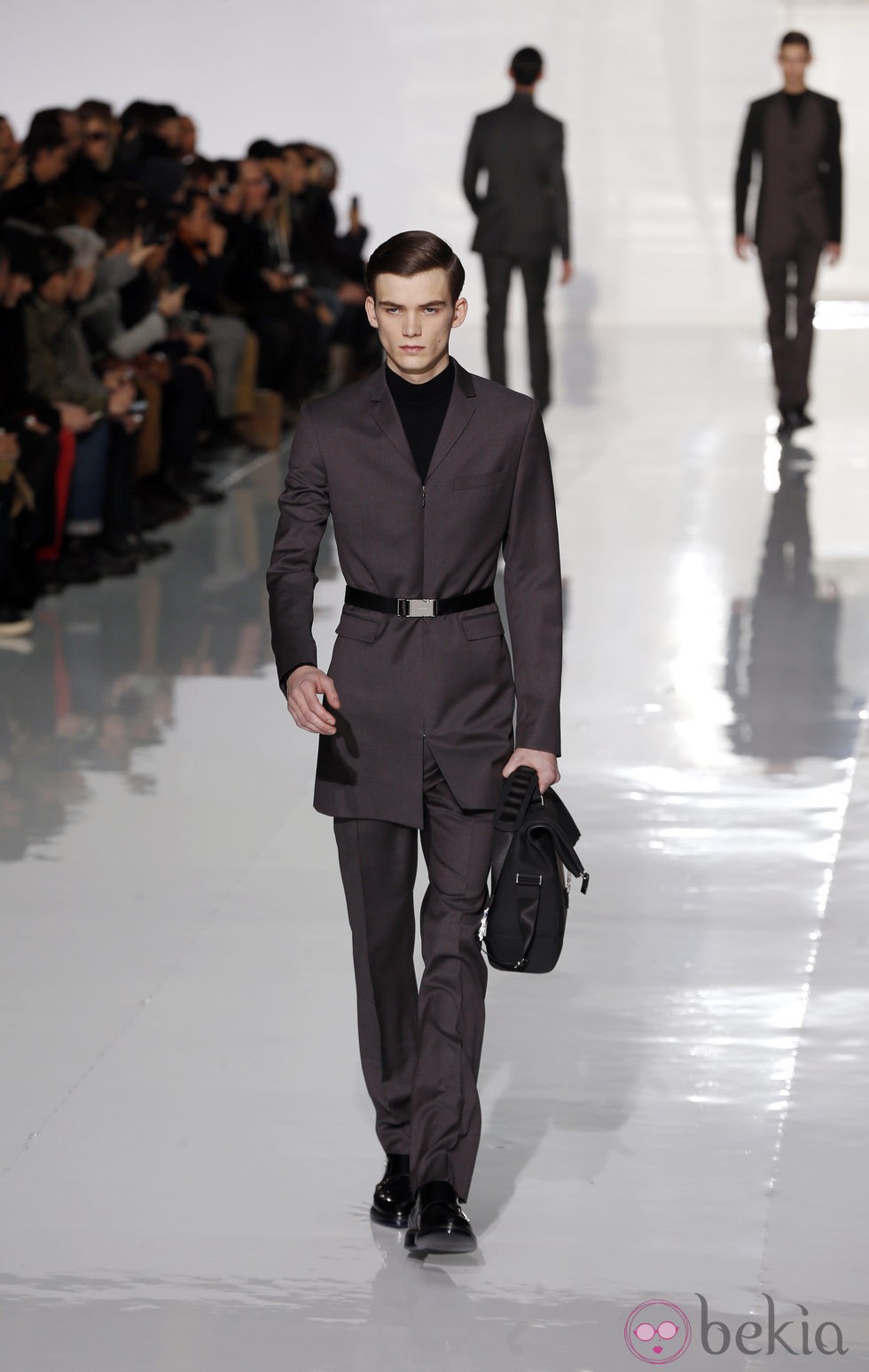 Cinturones en la colección otoño/invierno 2013/2014 de Dior en la Semana de la Moda Masculina de París