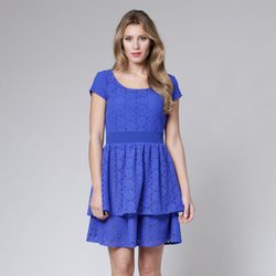 Vestido azul klein crochet de la colección primavera/verano 2013 de Poète