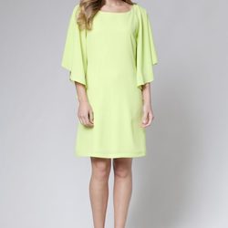 Vestido color lima de la colección primavera/verano 2013 de Poète