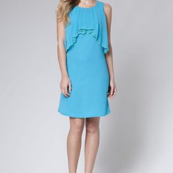Vestido azul de la colección primavera/verano 2013 de Poète