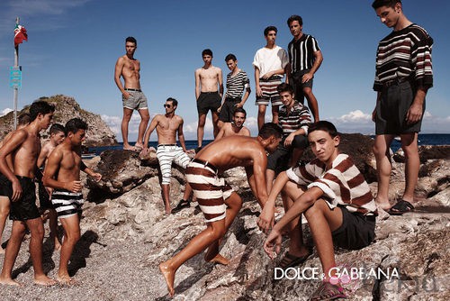 Estilo mediterráneo en la colección masculina primavera/verano 2013 de Dolce & Gabbana