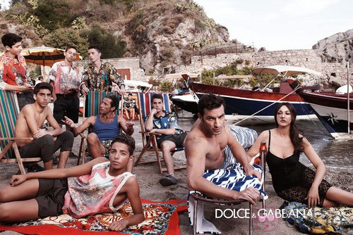 Camisas estampadas de la colección masculina primavera/verano 2013 de Dolce & Gabbana